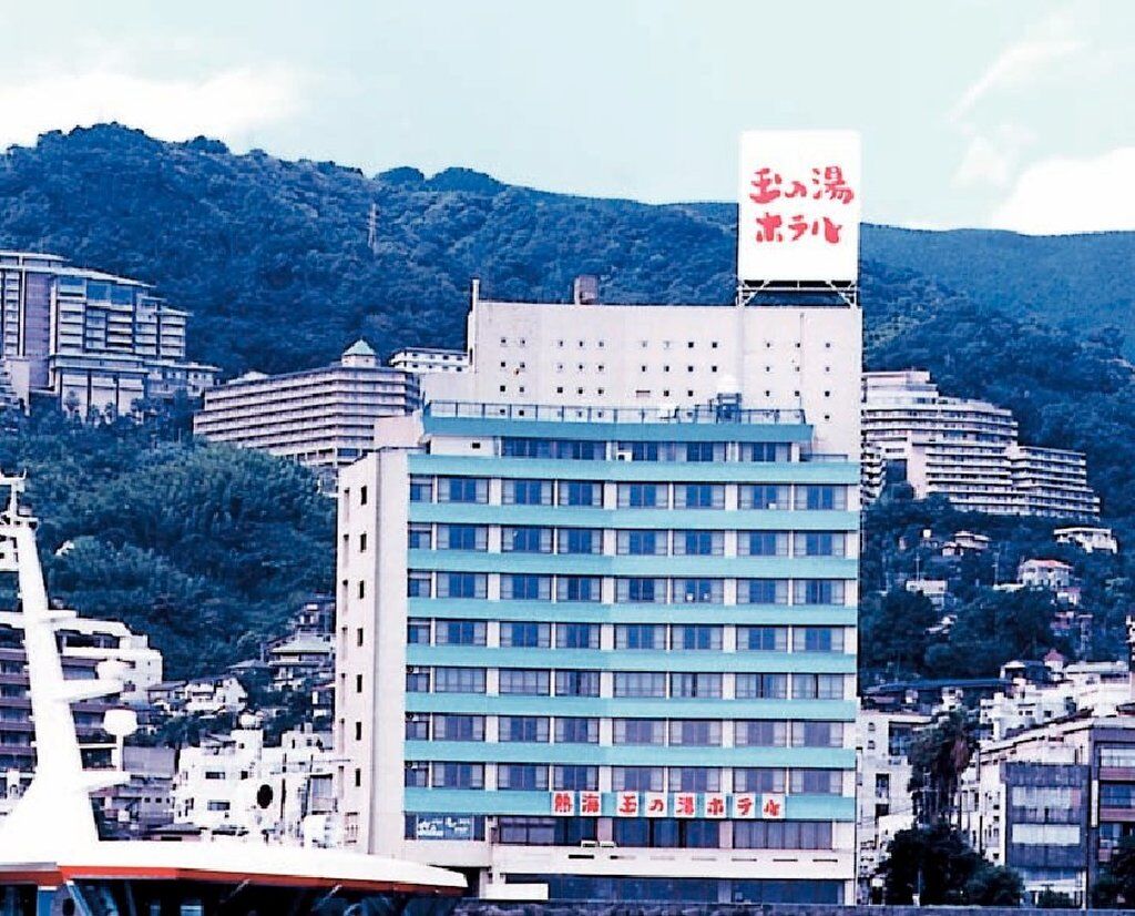 Atami Tamanoyu Hotel Bagian luar foto